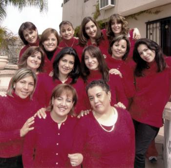 Dora Palestina, Rocío Jaidar, Mónica Saldaña, Laura Cárdenas, Adriana Cobián, Lina Serhan, Leonor Quiñones, Rocío de la peña, Paty Garza, Noralis Delgado, Paty Zúñiga y Adriana Estrada