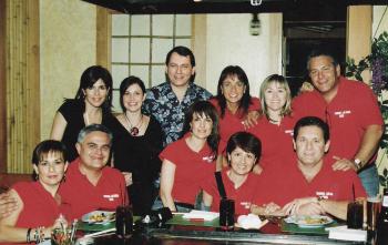 17 de abril 
Martín Estrada, Javier Torres y Julia de Torres, Mary Carmen, Eddy Teele, Tere de Teele, Ricky Barroso, Paty de Barroso, Mary Tere Martín Bringas, Analú de Estrada y Elsa Lechuga.