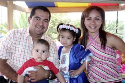 Elisa Sofía Esquivel Correa, captada en el convivio infantil que le organizaron sus papás, Juan Francisco Esquivel y Sandra Cecilia Correa.