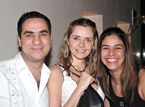 Rafael Ayala, Ana Rodríguez y Marcela Ibarra