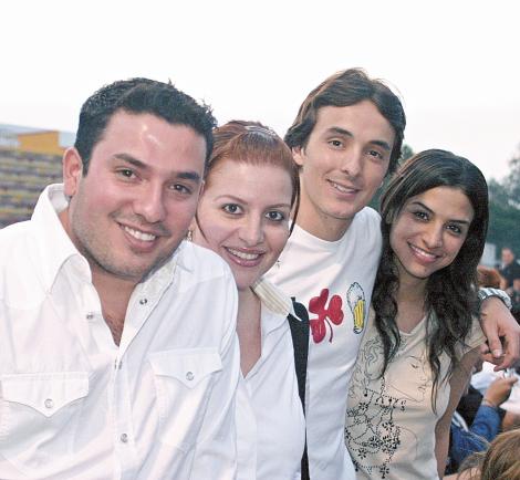 Beto Palacios, Liliana Fernández, Jorge del Valle y Cecy Murra