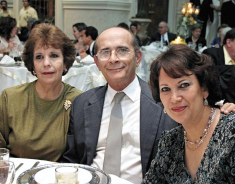 Lourdes H. de Fajer, Rodolfo González Treviño y Margarita H. de González Treviño