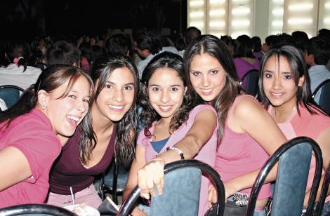 Macarena Limón, Marcela Hermosillo, Claudia Campa, Vita Leal y Mónica Barbosa