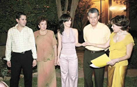 Carlos Cantú Quintero, María Teresa Pámanes Quintero, Ángela María Aguilar Gómez, René Cantú Charles y María Teresa Quintero de Cantú