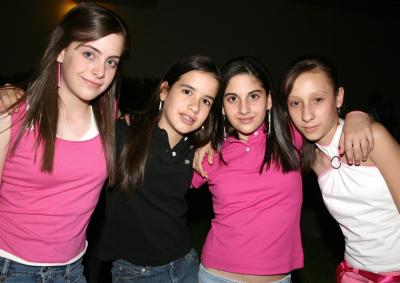 Daniela Gamboa, Miriam Chamán, María Llamas y Ale Calvete.