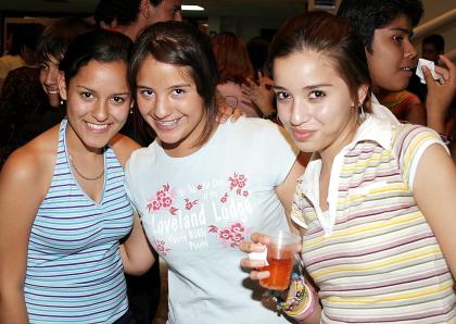 Anilú Cepeda, Elisa Cuan y Blanca Salazar.