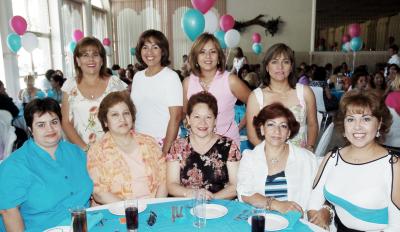 Maricela Ruiz, Chelito Díaz, Inés Sandoval, Saby Lomelí, Mayela Romero, Norma Liu, Tensy Ibarra, Esther Cabral y Paty López