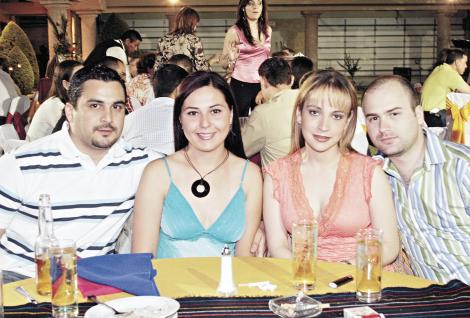 Alberto Villalobos, Fernanda Álvarez, Claudia Rueda y Polo González