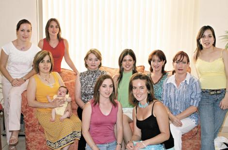 Claudia de Pérez, Sofía de Marcos, Ana Tere Martínez de García, Luis Genaro Torres García, Susana de Garza, Mariana Sánchez de Manjarrez, Maruza García, Claudia García de Valdéz, Ana Tere García de Torres, Susana Garza y Ana Cristina de la Peña.