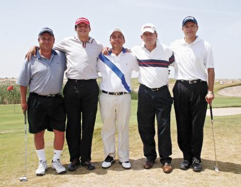 Luis A. Fernández, Aldo Díaz, Mauro García, Rubén García y Cuas Lozano