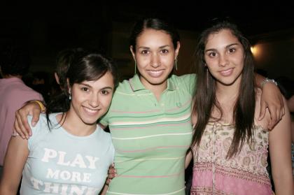 Emilia Ochoa, Denisse Kort y Laura Trasfí