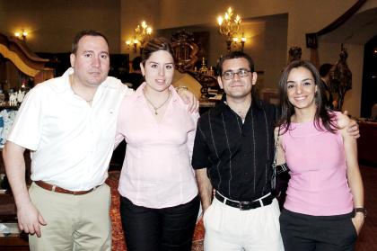 Fernando y Mercedes González, Ricardo Soldevilla y Elu Agüero