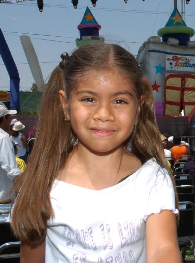 Fernanda Reyes, captada en el concierto de Tatiana