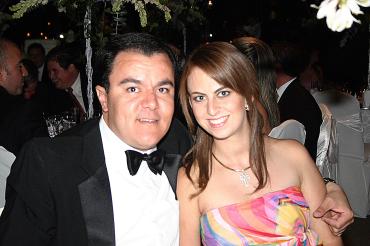 Roberto Kuri y Sofía Zarzar.