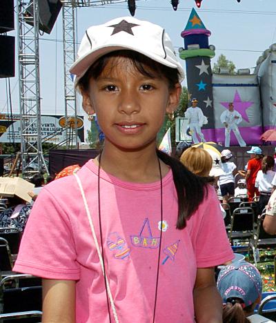 Karla Santillán Muñoz, captada en el concierto de Tatiana