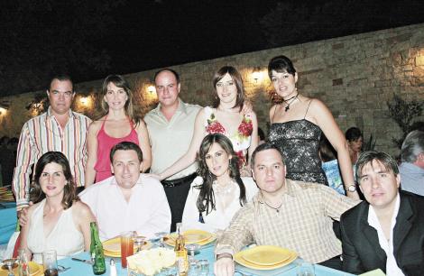 Jesús Villarreal, Beba de Villarreal, Federico Villarreal, Valeria de Villarreal, Pilar de Hamdan, Francisco Hamdan, Liliana Rodríguez de Russek, Jaime Russek y José de la Rosa