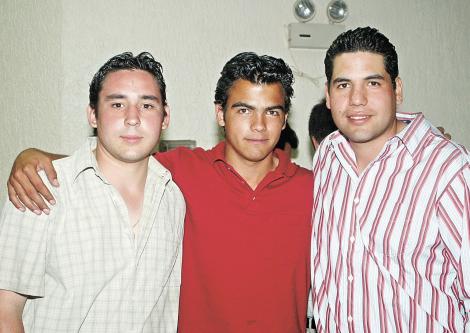 Manuel Camara, Sergio Hernández y Alberto Castellanos