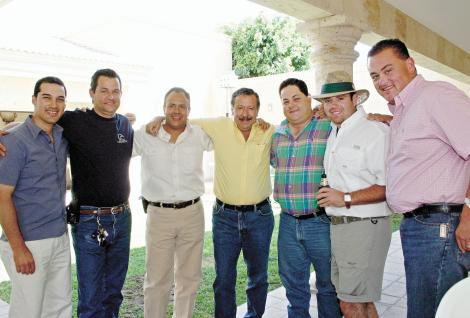 Gerardo Gómez, José Llamas, Rogelio Ramírez, Jaime Aguilera, Alberto Llama, Javier Aguilera y José Haro