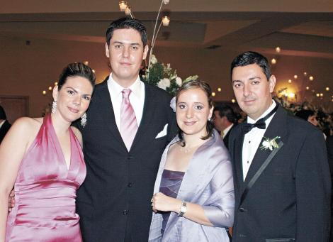 Briscia Sada, Fernando Serrano, Cristina de Dovalina y Luis Dovalina