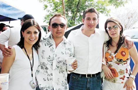 Mary Tere, Iván Obeso, Jorge Cepeda y Ana Sofía González