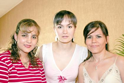 Cecy García, Érika Wolf y Silvia Padilla.