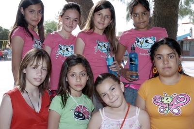 Alemendra Facio, Jeniffer Valdez, Paola Rodríguez, Paola Cano, Lorena Martínez, Lilia Arredondo, Idaly Arredondo y Mariel Limones, captadas recientemente.