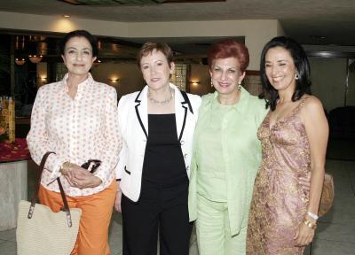 Norma Fayad, Luz María de Russek, Mery Jaik y Rocío Pámanes.