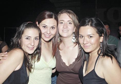 Marcela, Fernanda, Cecilia y Chipolita