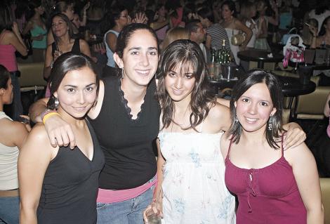 Marisol, Nadia, María Rosa y Sandra