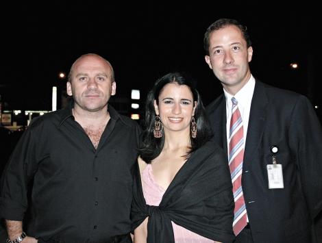 Antonio Leite, Sussen Balderas y Rene Fortoul