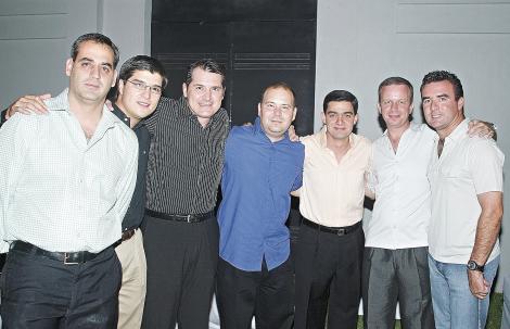 Manuel García, David González, Juan Meléndez, Franco Satidely, Nessim Issa, Luis Sordo y Ramón Ávila