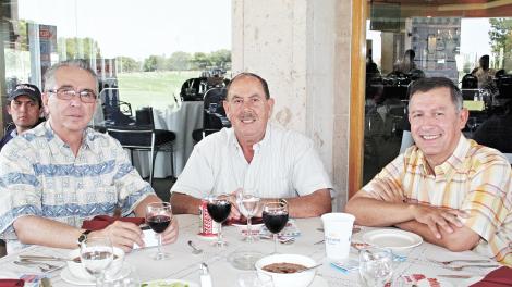 Federico Obeso, Arturo Giacomán y Ramiro Cantú