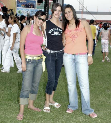 Stefy Miranda, Mariana Lugo y Meriely Romo