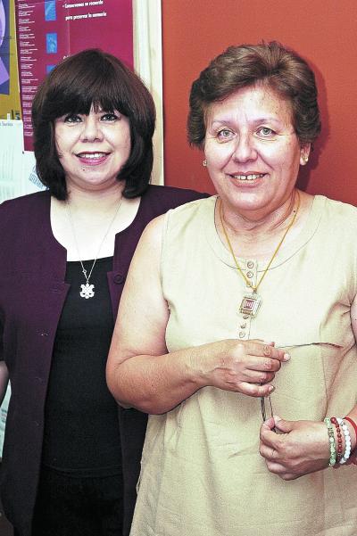 Luz María Molina y Ana Guzmán