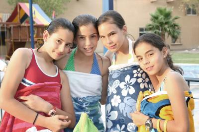 Ingrid Campuzano, Fabiola Arriaga, María Martha Ceniceros y Cecy Vera.