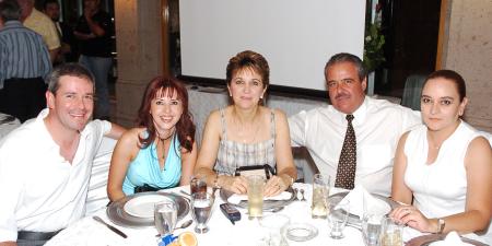 Marcelo e Ileada Torres, Julieta de la Peña, Carlos y Silvia Adriana de la Peña.