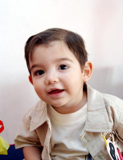 Pablo Elián Frías Delgado captado el día de su piñata.