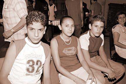 Jorge Rivera, Nimmsy Zúñiga y Jesús Rivera.