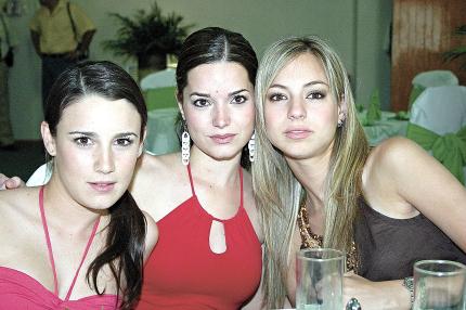 Mariana Díez, Luisa Espada y Mary Gaby Gutiérrez.