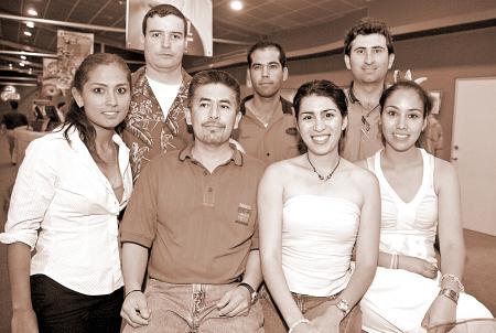 Cynthia Rosales, Martín Martínez, Luisa Díaz, Verónica Martínez, Manolo Miñarro, Xerónimo Esparza y Carlos Villalobos