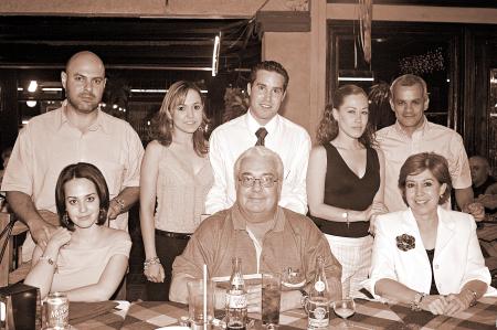 Juan Pablo Ramírez, Jéssica Rodríguez de Ramírez, Daniela Vega y Luis Felipe Rodríguez, Bárbara Rodríguez y Alfredo Batarse, Luis Felipe Rodríguez y Susana W. de Rodríguez