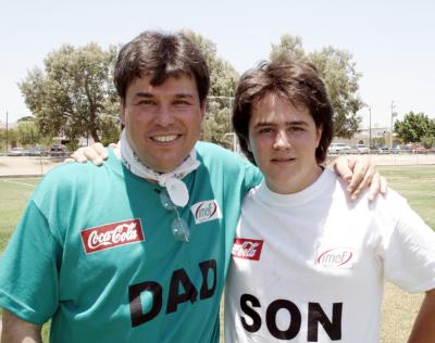 Alejandro García y su hijo Daniel García López.