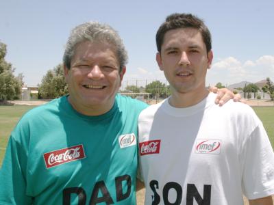 Guillermo Ávalos y su hijo Ricardo.