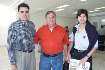 Enrique Laguna, Leonel Montesinos y juan Calderón viajaron al Distrito Federal.