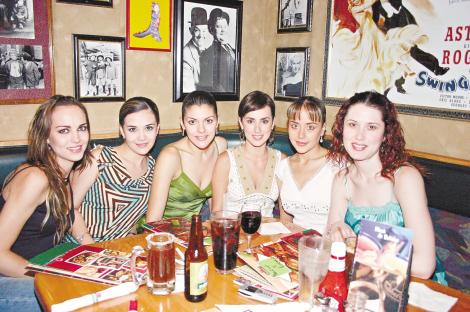 Alejandra Sepúlveda, Georgina Gómez, Thyra Estavillo, Nancy Perrella, Fernanda Jaime y Marcela Pereyra