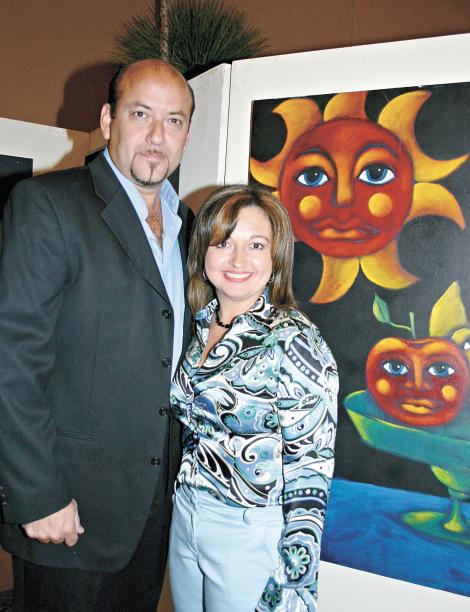 Los artistas Félix Valle y Socorro Martínez