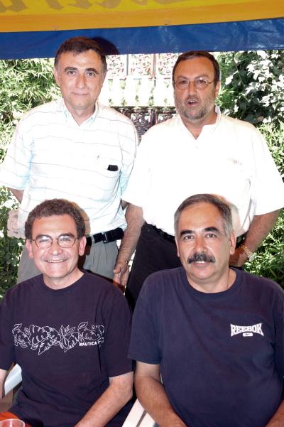 Agustín Anaya, Javier Amarante, Gerardo Martín, e Issac  González.