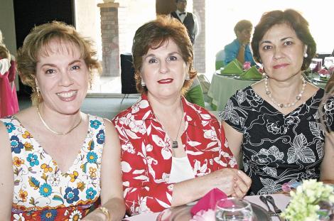 Odila Villarreal de Vargas, Evangelina M. de Aranda y Ana Laura A. de Rojas