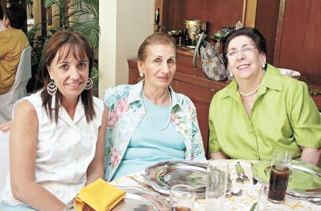 Mari Tere Martín Bringas, Rosa Talamás de Murra y Mavisa Garza