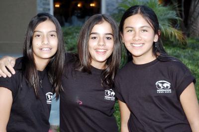 Mariana Díaz Flores, Aída Taul y Andrea Corona.